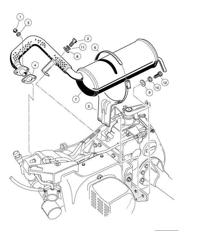 EXHAUST SYSTEM – FE290 ENGINE