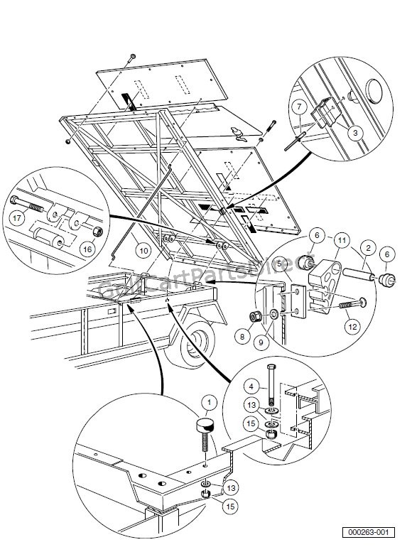 20002005 Carryall 1, 2 & 6 by Club Car Club Car parts & accessories