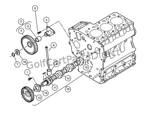 CAMSHAFT AND IDLE GEAR
