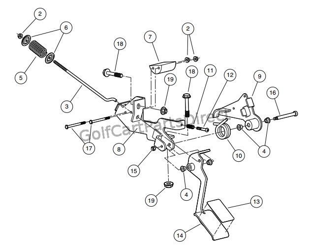 ACCELERATOR PEDAL ASSEMBLY – STYLE B