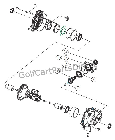 FRONT DIFFERENTIAL (INPUT COMPONENTS)