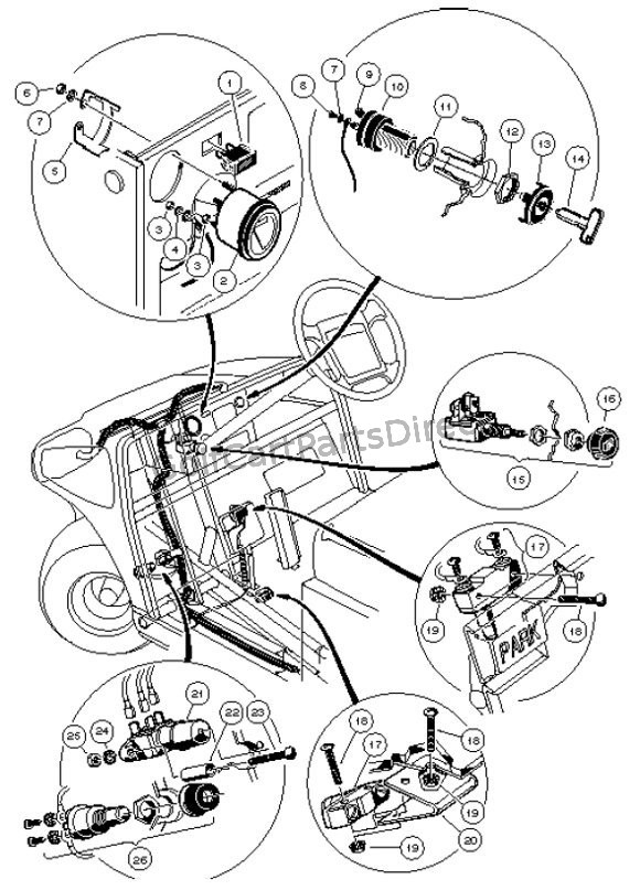 1997 Carryall 1, 2 & 6 by Club Car - Club Car parts & accessories