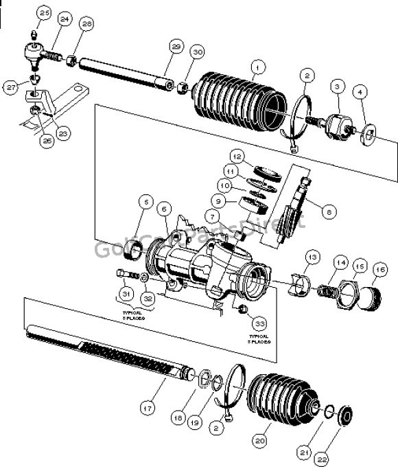 STEERING GEAR ASSEMBLY