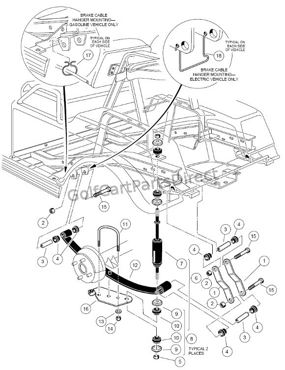 Rear Suspension � Gas