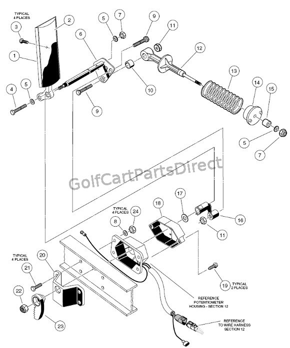 Accelerator Pedal - Elec. 48v