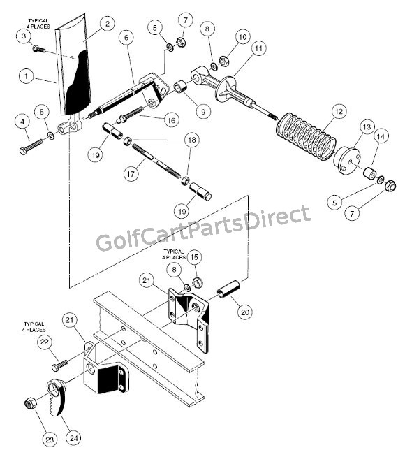 1997 Club Car Gas DS or Electric - Club Car parts & accessories