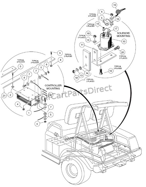 Electrical Components - Rear Body - 48V