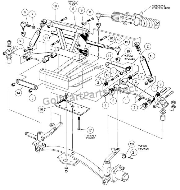 Ezgo Steering Parts Diagram - General Wiring Diagram