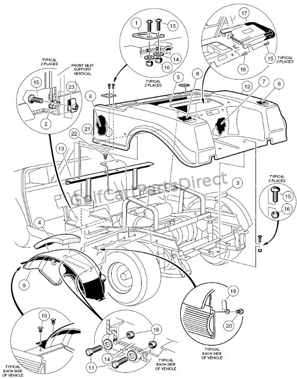Rear Body - Gas