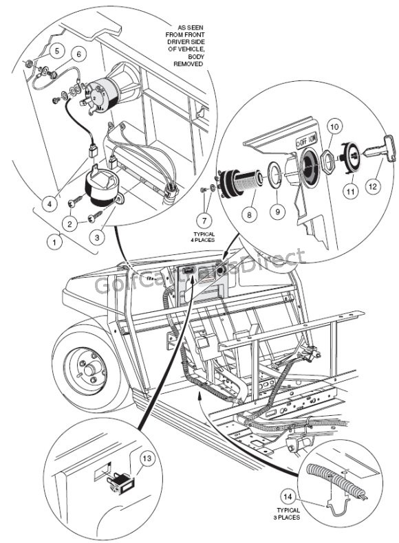 Elec. Comp. - Front Body - Gas