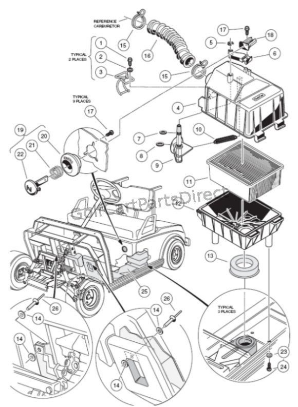 Governor and Intake Hose