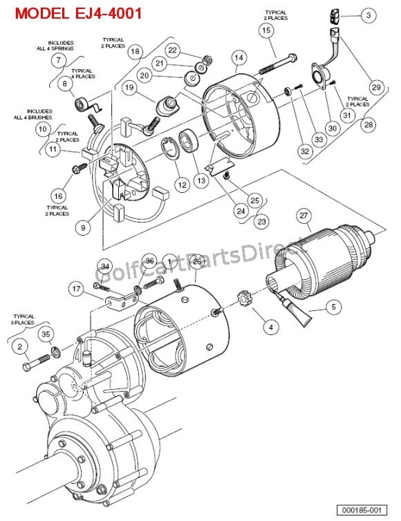 2000-2005 Club Car DS Gas or Electric - Club Car parts & accessories