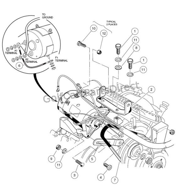 Starter/Generator Mounting - FE350