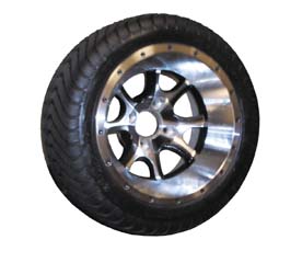 N-1728 - WHEEL, COBRA, BLACK, 12X7, 3:4