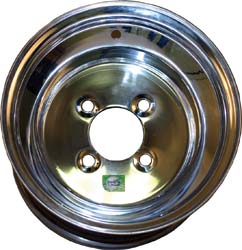 N-1735 - WHEEL, 8 X 7 3:4  POLISHED ALUMINUM