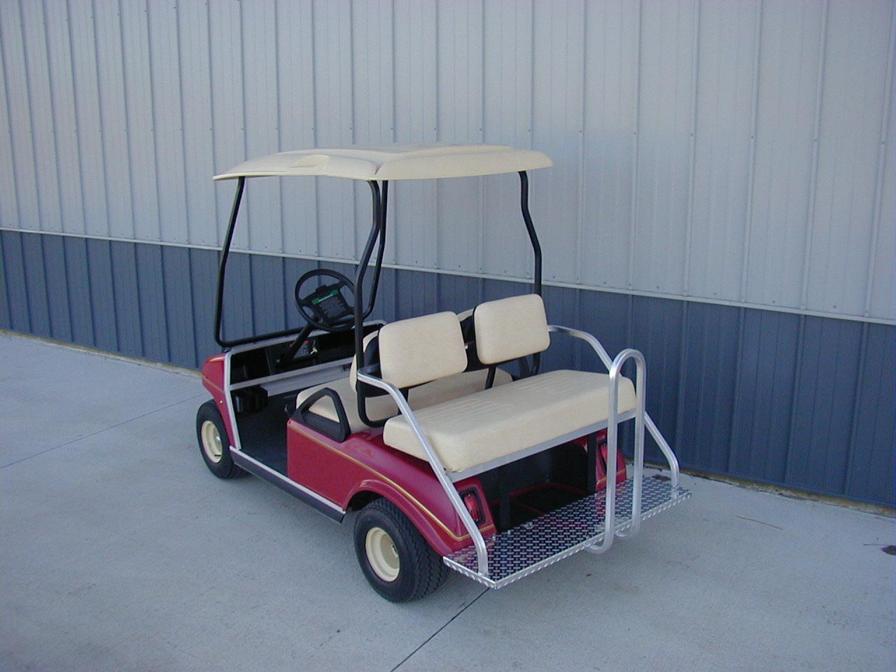 MM-PK250CCB - STATIONARY REAR SEAT, CLUB CAR DS w/BEIGE SEATS