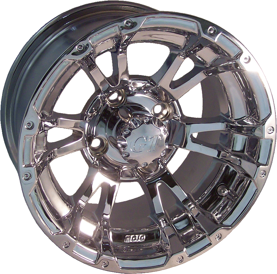 N-40694 - 12� x 6� WHEEL � TYPHOON � MIRROR, (SET OF 4)