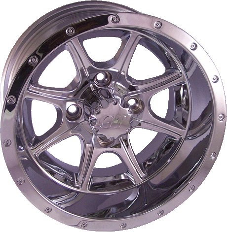 N-40724 - 12� x 6� WHEEL � TREMOR � MIRROR  (SET OF 4)