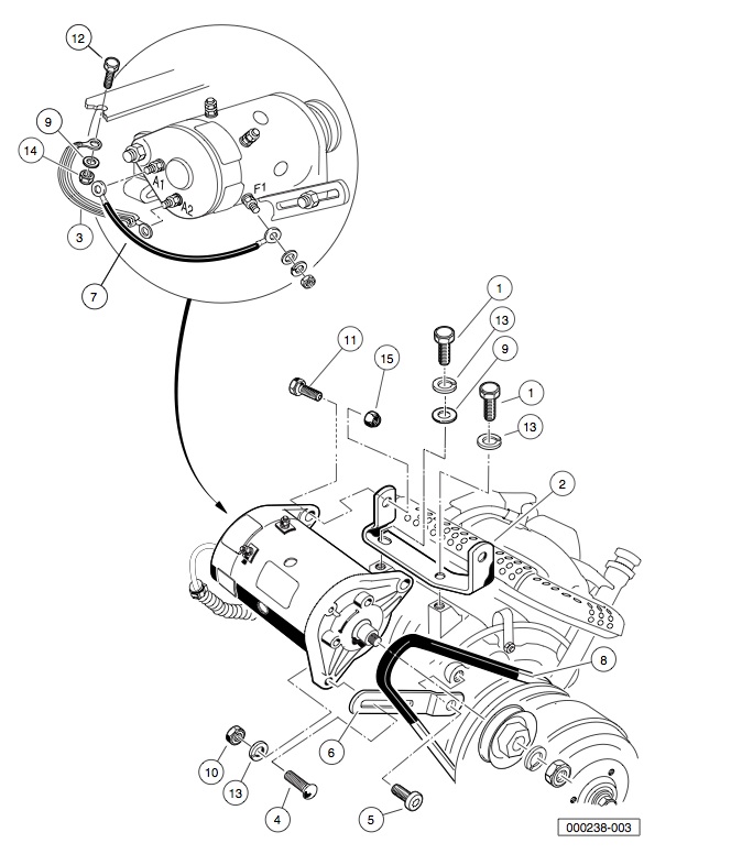 Starter  Generator Mounting - Fe290