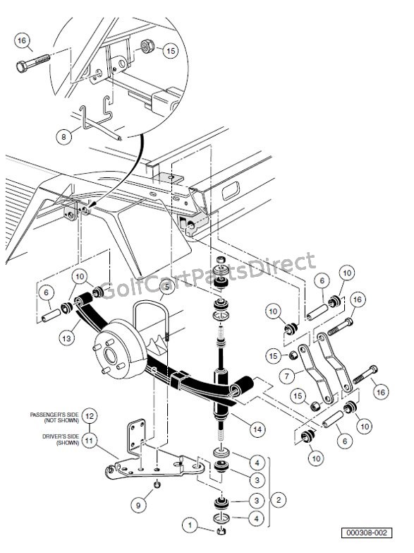Club Car Rear End Assembly Diagram | Wiring Diagram