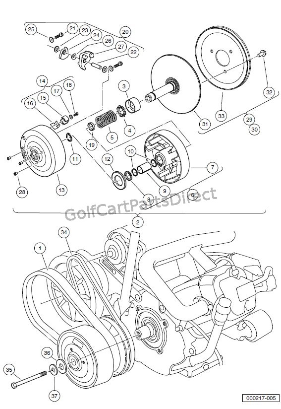 2008 club car precedent gas or electric club car parts \u0026 accessories Club Car Air Filter Diagram parts group 1754