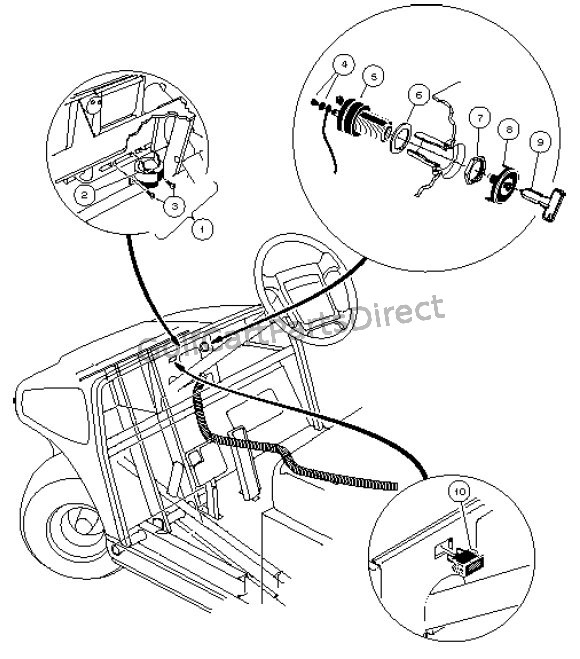 1997 Carryall 1, 2 & 6 by Club Car - Club Car parts ... gas club car golf cart fuse box diagram 