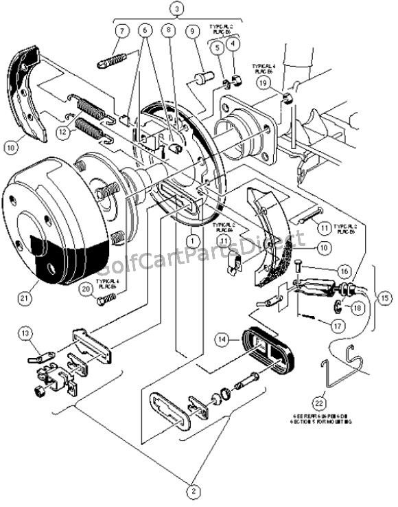 Ezgo Rear Axle Exploded Diagram - Drivenheisenberg