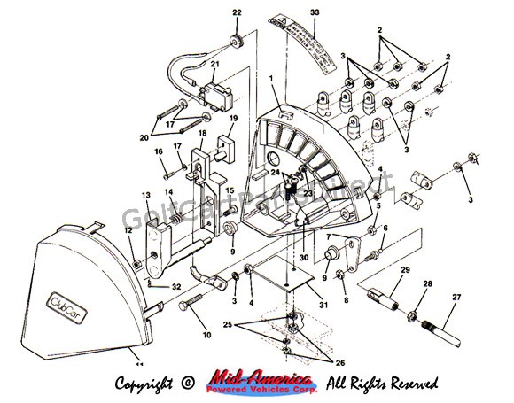 V-Glide Accel. System - Club Car parts & accessories par car wiring diagram for starter generator 