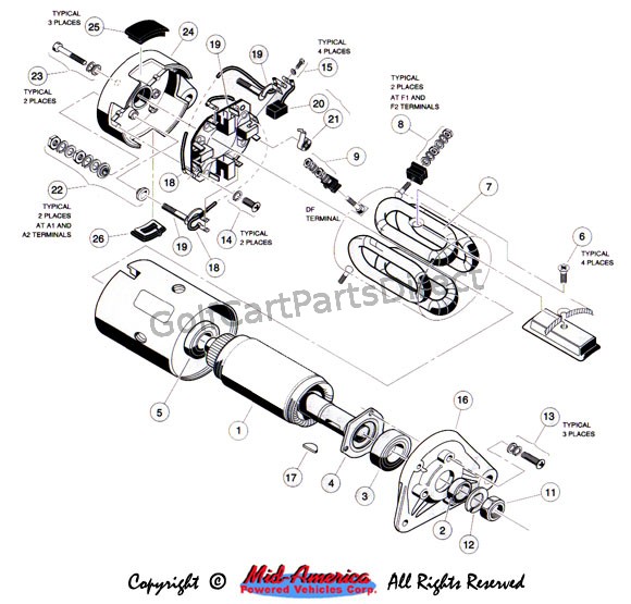 Club car starter generator wiring diagram
