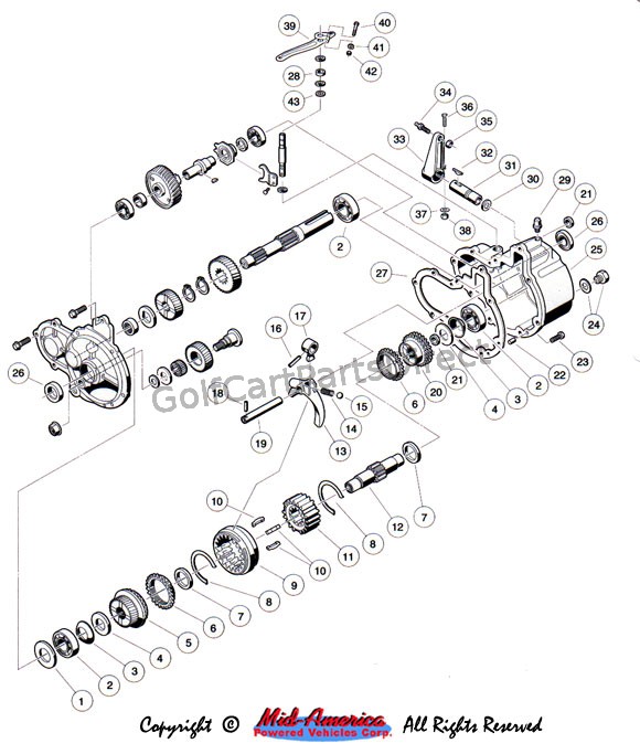 Transmission - Part 1 - Club Car parts & accessories 86 club car wiring diagram 