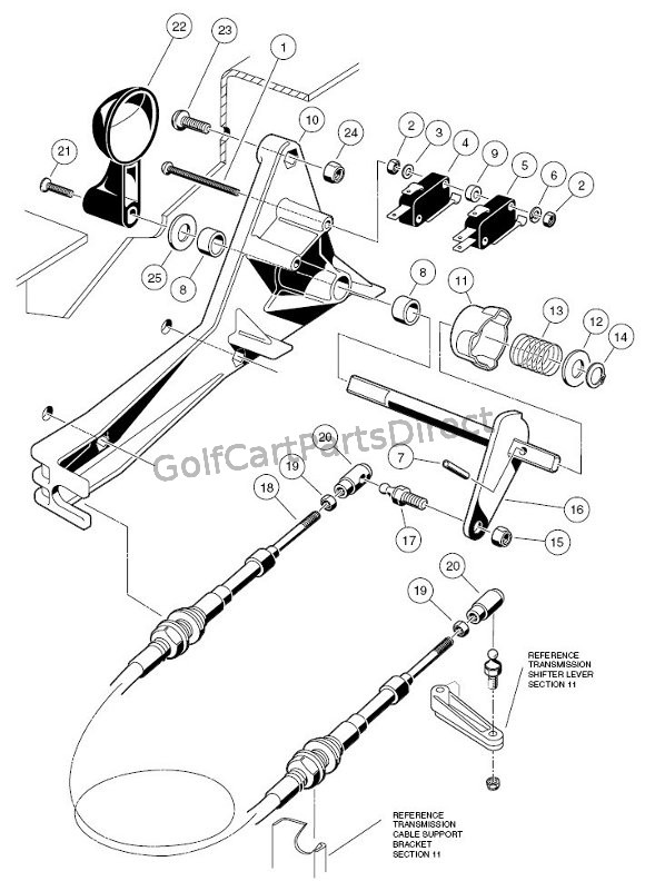 Forward/Reverse Switch - Gas - Club Car parts & accessories 86 club car wiring diagram 