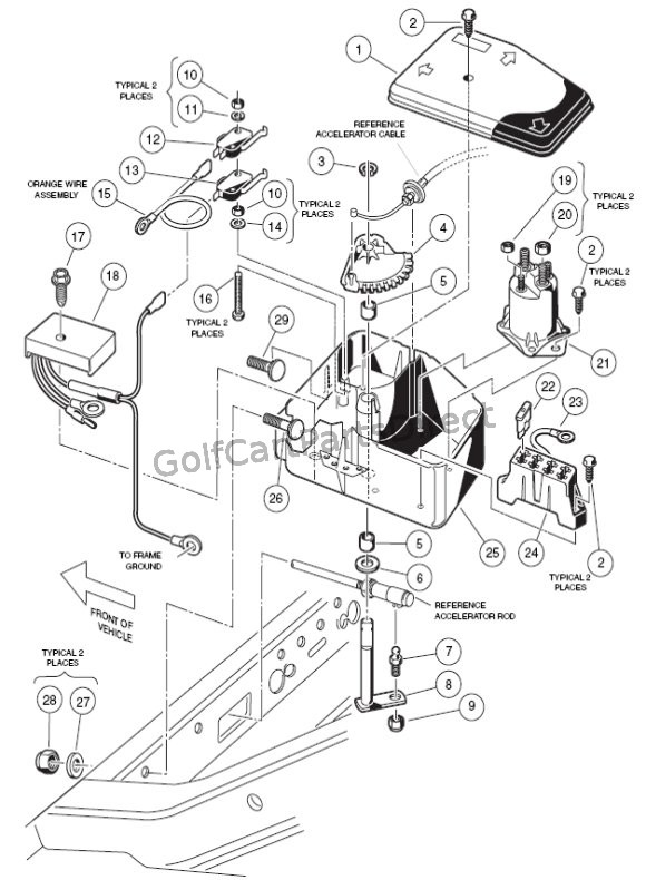 Electrical Box - Gas - Club Car parts & accessories 2002 club car 48v wiring diagram 