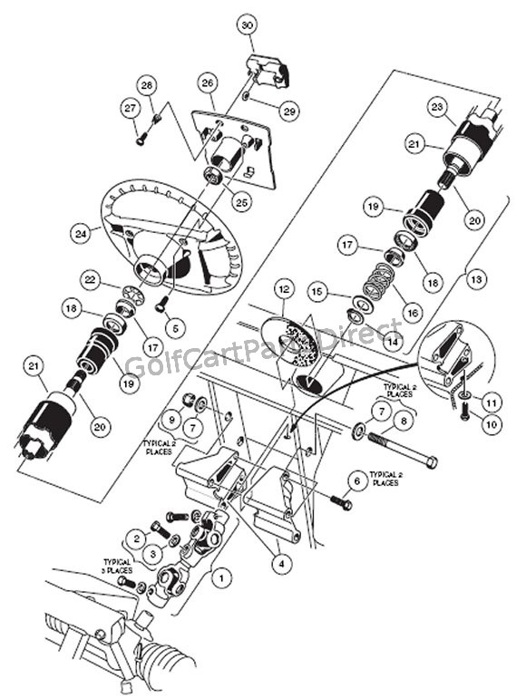 1977 Ford f100 steering column