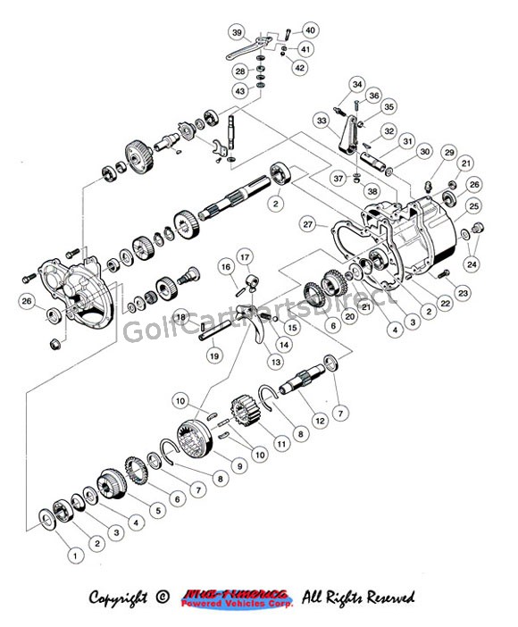 1992-1996 Carryall 1, 2 & 6 by Club Car - GolfCartPartsDirect wiring diagram ez go freedom 